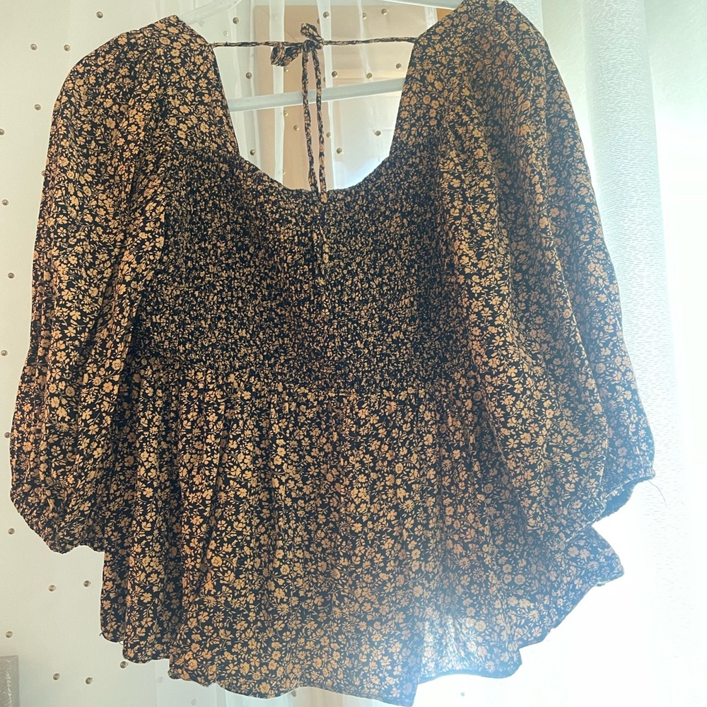 Mittoshop Baby Doll floral top